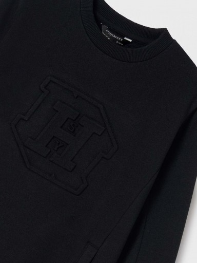 Mayoral Pullover embossed sin capucha 14-07448-084 negro [1]