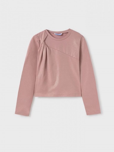 Mayoral Camiseta M/L bloth nudo 14-07007-070 Nude