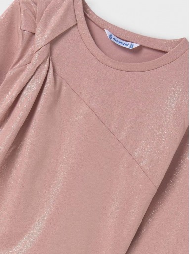 Mayoral Camiseta M/L bloth nudo 14-07007-070 Nude [1]