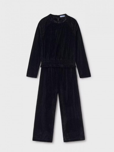 Mayoral Conjunto pantalón terciopelo 14-07553-023 Negro