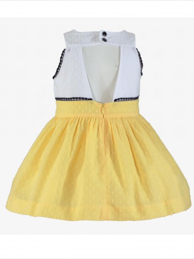 Miranda vestido infantil plumeti amarillo lazada marino "Tucana" 0241/V [2]