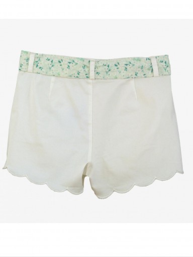 Miranda conjunto infantil camiseta verde  y short Blanco "Eridano" 0625/23 [4]