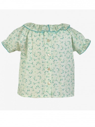 Miranda conjunto infantil  blusa  estampada y pantalón azul  0624/23 [4]
