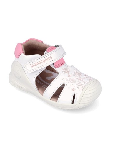 Biomecanics Sandalia Estampada Piel Napa Blanco 262105-C050 [2]