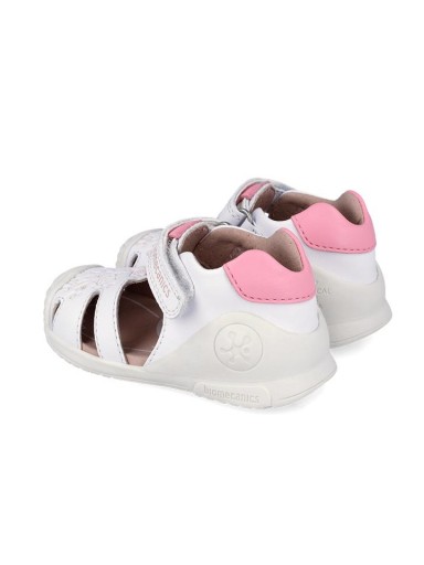 Biomecanics Sandalia Estampada Piel Napa Blanco 262105-C050 [1]