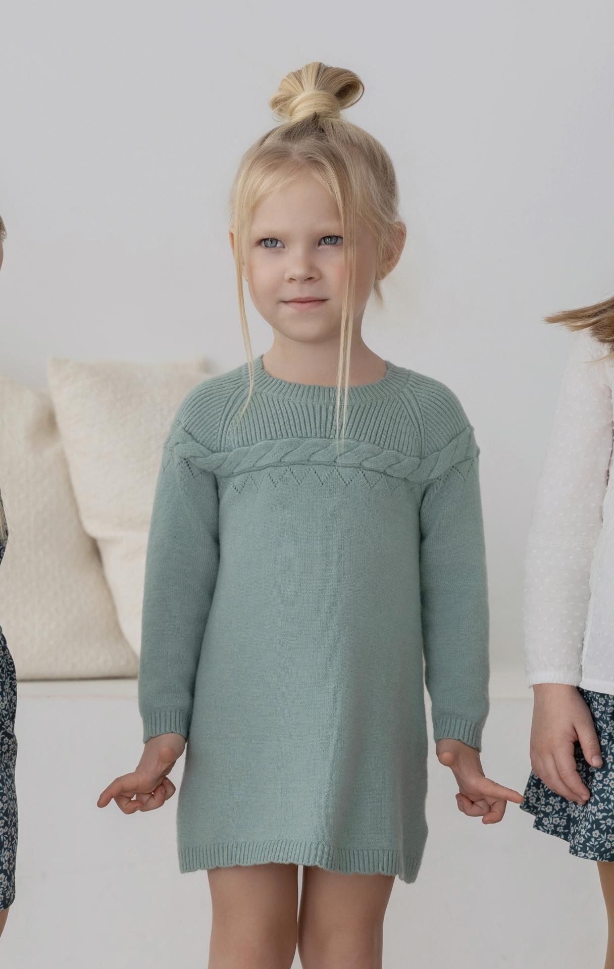 Miranda Vestido Infantil Punto Verde "Eloise" 0624/V