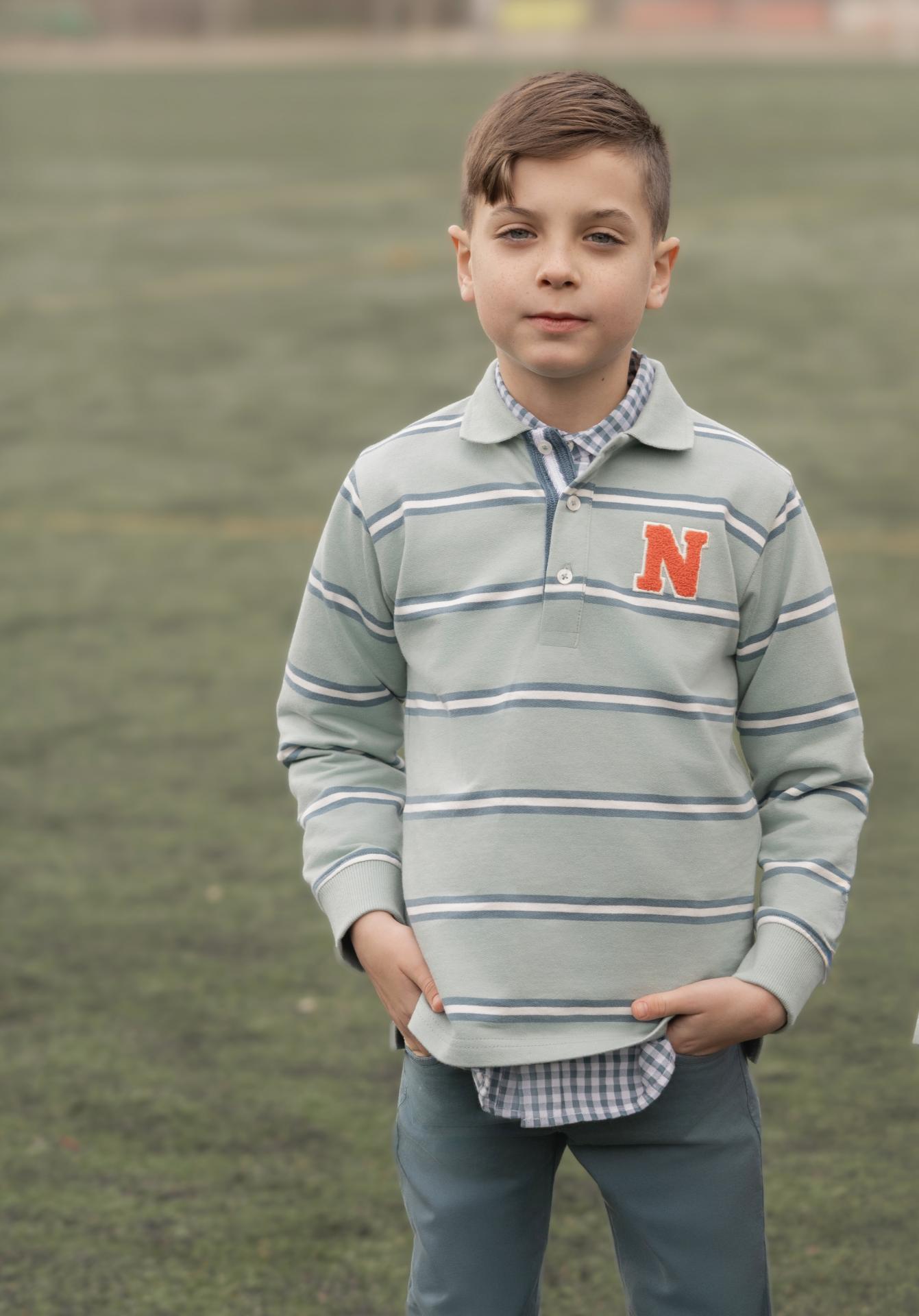 Miranda Polo Infantil Algodón Verde 1310/P