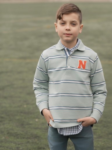 Miranda Polo Infantil Algodón Verde 1310/P [0]