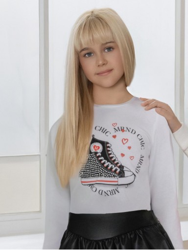 Miranda Camiseta Infantil m/l Zapatillas Chic 0317-2 [1]