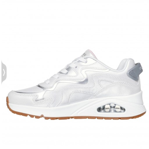 Skechers Deportivos Girls Street Blanco Plata Uno Gen1 Wavy Shimmer 310322L WSL [3]