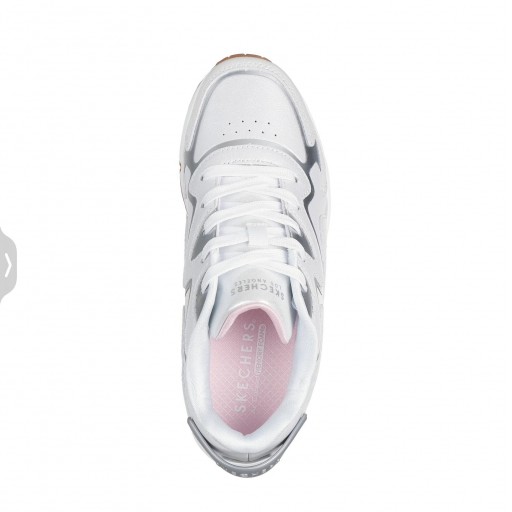 Skechers Deportivos Girls Street Blanco Plata Uno Gen1 Wavy Shimmer 310322L WSL [2]
