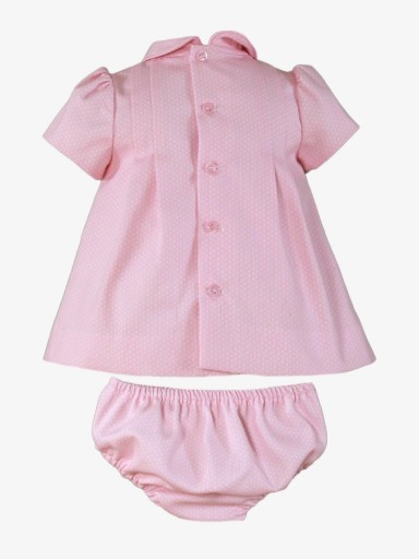  Miranda vestido bebe piqué rosa "Evelyn" 0026/V [2]