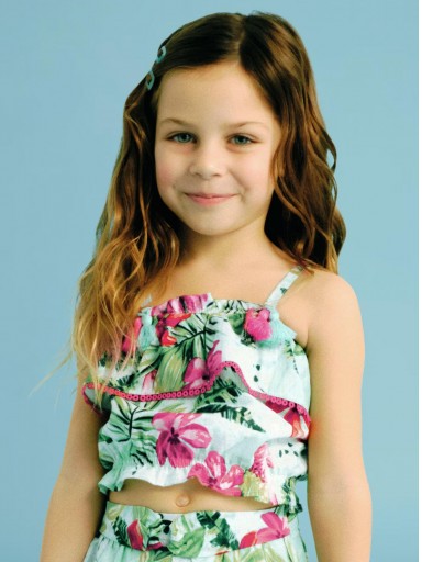 Mayoral Falda Pantalon Estampado 25-03908-033 Agua [2]
