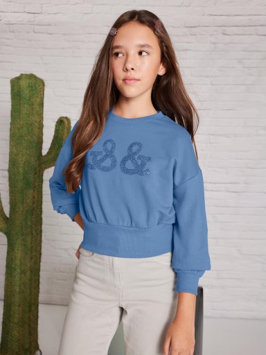 Mayoral Pullover Bordado 25-06401-056 Oceano