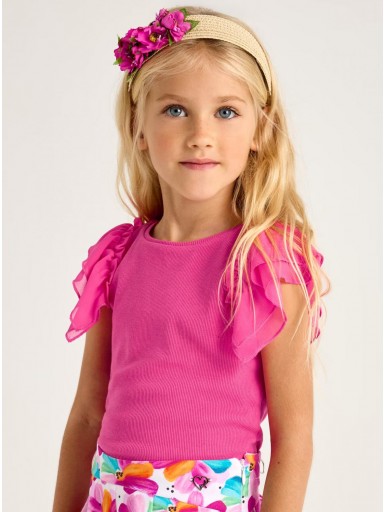 Mayoral Camiseta m/c Combinada 25-03013-022 Peonia