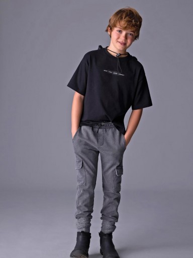 Mayoral Pantalón Punto Cargo 15-07561-079 Negro