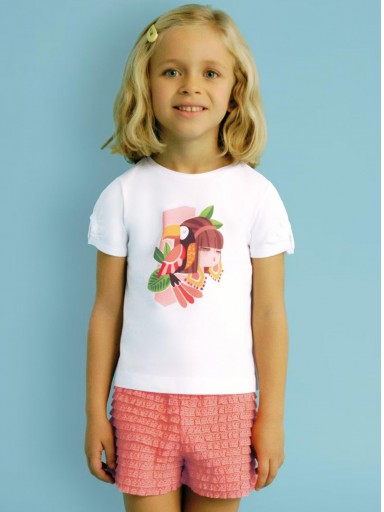 Mayoral Conjunto Short  Punto fantasia 25-03211-087 Mandarina [0]