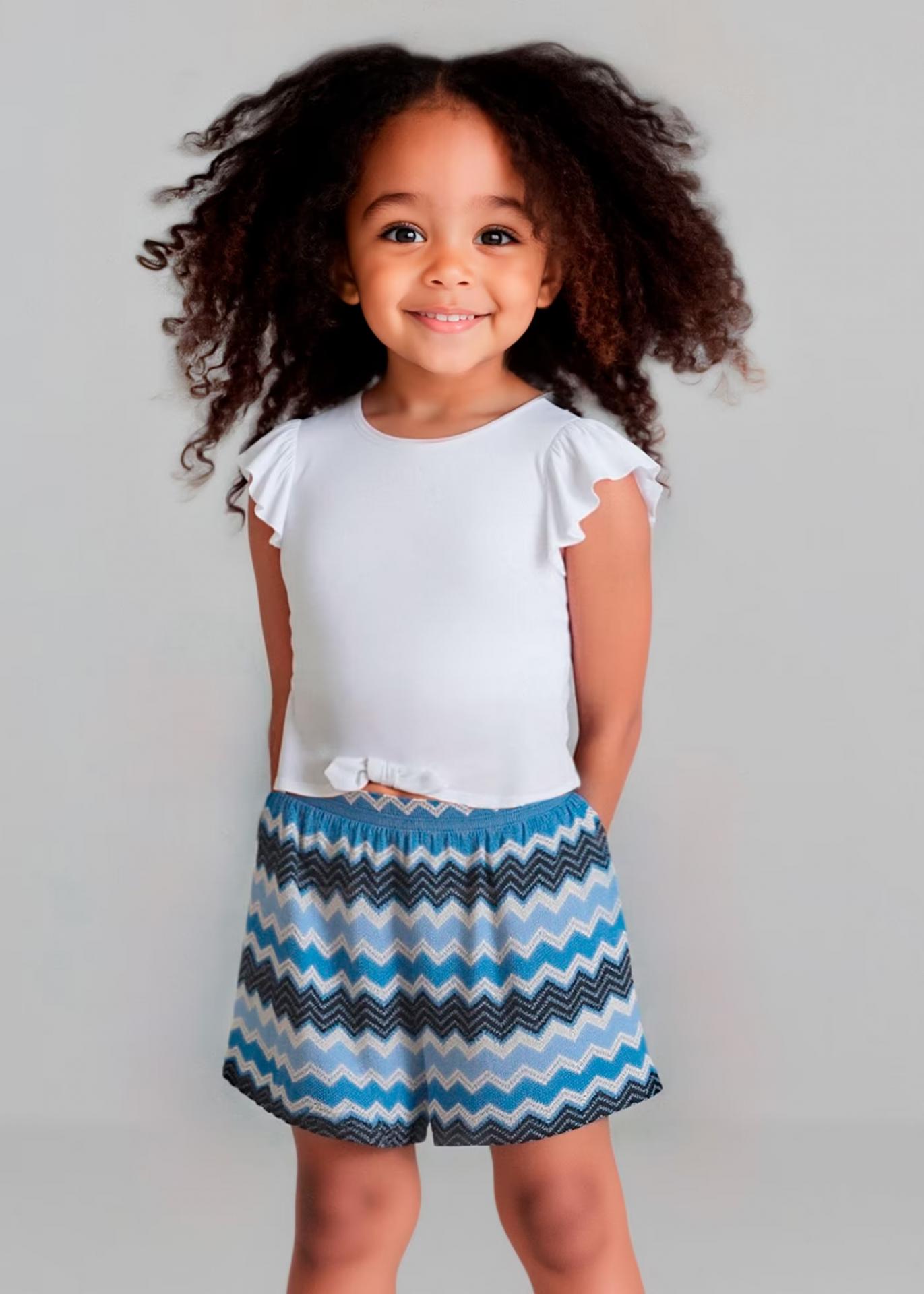 Mayoral Conjunto Short Punto fantasia 25-03209-057 Añil