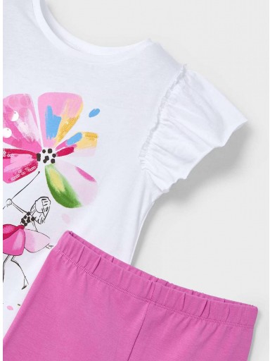 Mayoral Conjunto Leggins Flor 25-03705-060 Orquídea [2]