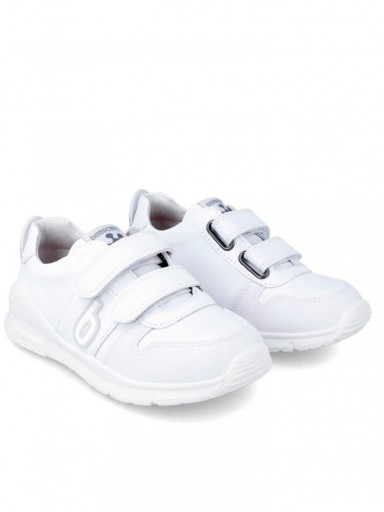 Biomecanics  Deportivos Piel Sauvage Blanco Velcros 231005 C050