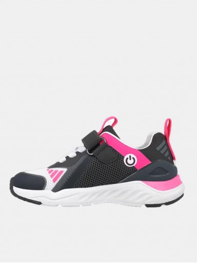 Biomecanics Deportivos Sneaker con Luces Negro Fucsia 251273 B399 [2]