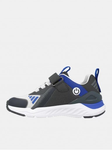 Biomecanics Deportivos Sneaker con Luces Negro Azul Eléctrico 251273 B398 [3]