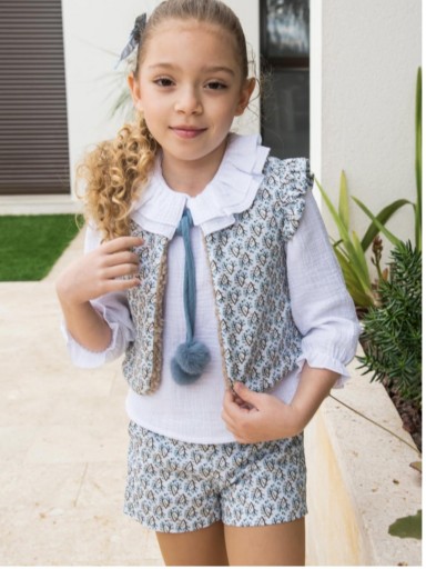 Daniesty Conjunto Infantil 3 Piezas Chaleco Reversible Ref. 012 [0]