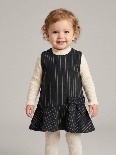 Miranda Conjunto Pichy Rayas Camiseta Cuello Alto "Faith" 0147/2P