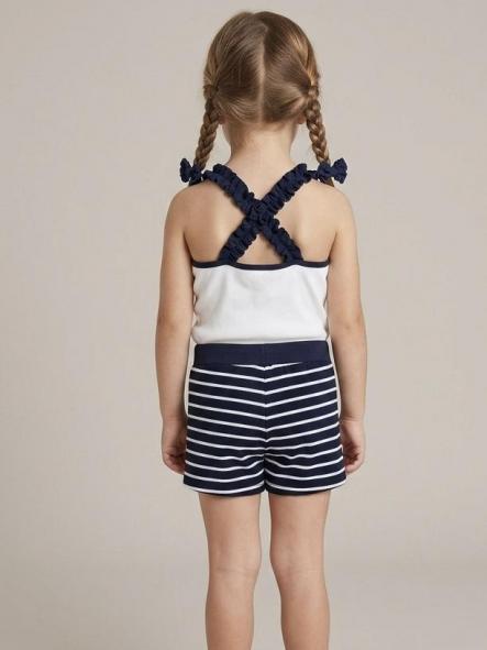 Miranda Conjunto Infantil Top Tirantes Short Rayas "Alamanda" 0629/23 [1]