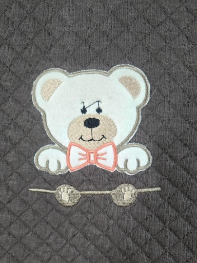 Miranda Conjunto 2 piezas Niño Cloqué Marrón Estampado Geométrico "Cornelia" 0509/23 [2]