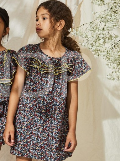 Nekenia Vestido Infantil Flores Volantes 23VV11 [0]