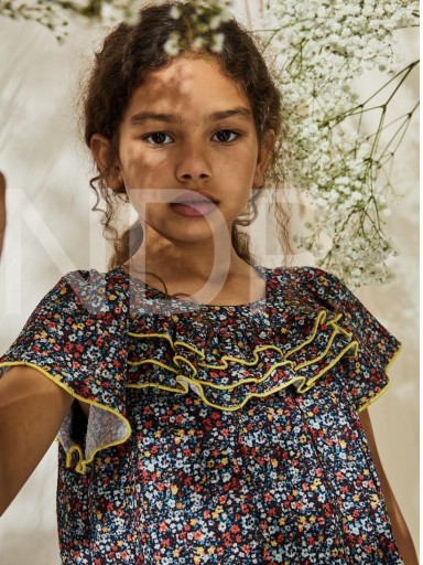 Nekenia Vestido Infantil Flores Volantes 23VV11 [3]