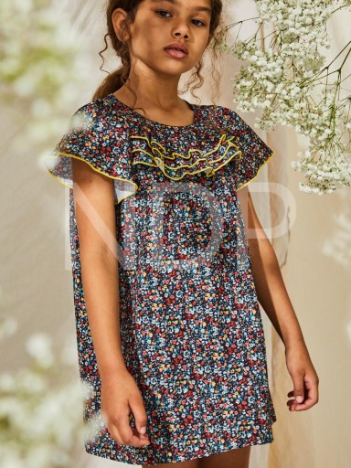 Nekenia Vestido Infantil Flores Volantes 23VV11 [2]