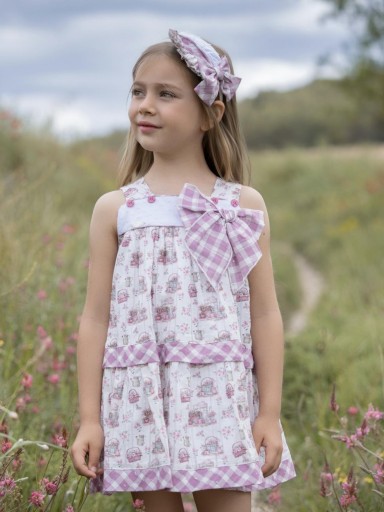 Miranda vestido niña estampado canastas de flores 0235/V [1]
