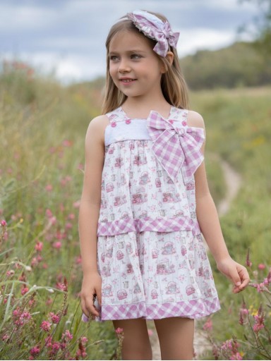 Miranda vestido niña estampado canastas de flores 0235/V [5]