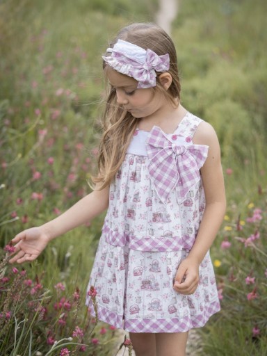 Miranda vestido niña estampado canastas de flores 0235/V [2]