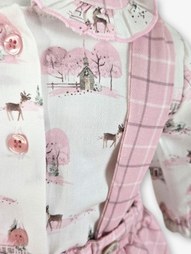 Miranda Conjunto Bebe Falda Cuadros Blusa  Casitas 0024/23  [2]