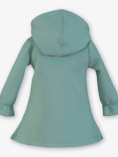Miranda Vestido Bebe Algodón Verde Capucha 1209/V [1]