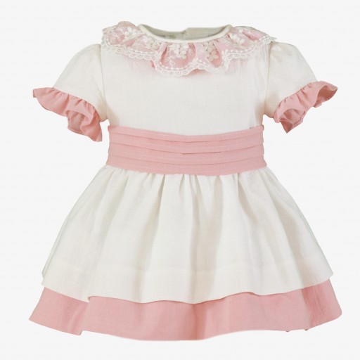 Miranda vestido Bebe Volante Puntilla "Brezo" 0130/V [1]