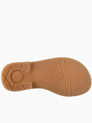 Pablosky Sandalia Niña Piel Ondas Olimpo Blanco Piso Mary 437900 [4]