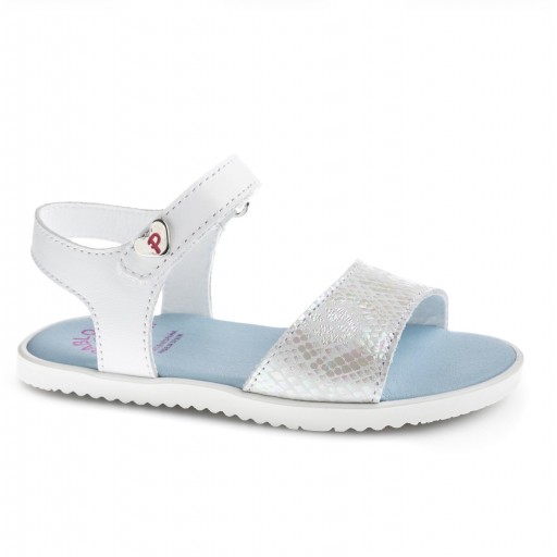 Pablosky Sandalia Niña Piel Barefoot Olimpo Blanco Piso Quilate 452100
