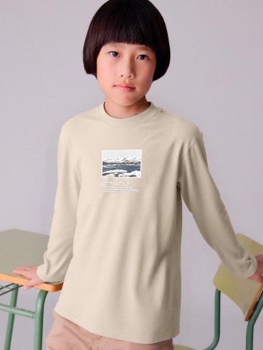 Mayoral Camiseta M/L "Iceberg" 15-07011-038 Caliza   [0]