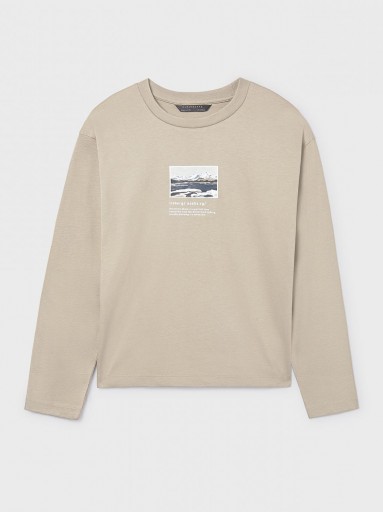 Mayoral Camiseta M/L "Iceberg" 15-07011-038 Caliza   [1]