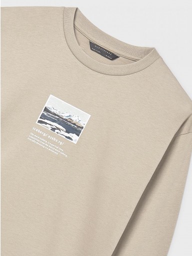 Mayoral Camiseta M/L "Iceberg" 15-07011-038 Caliza   [2]