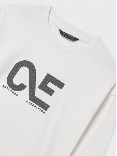 Mayoral Camiseta M/L Apliques 15-07010-034 Nata   [0]