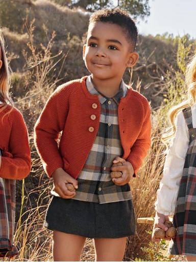 Juliana Vistiendo Bebés Conjunto Chaqueta Niño Camisa Cuadros 24683 [1]