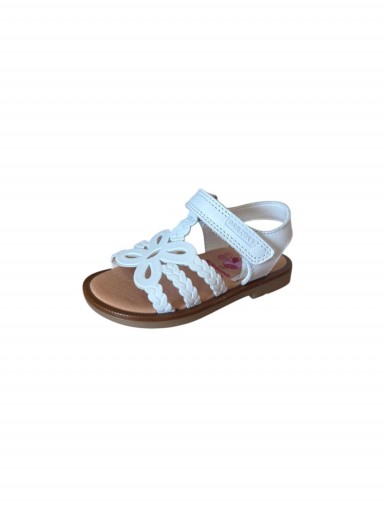 Pablosky Sandalia Niña Piel Olimpo Blanco 071600 [1]