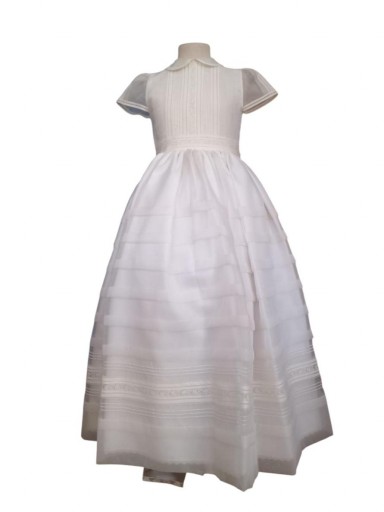 Vestido Comunión Niña Modelo Charo Beige [1]