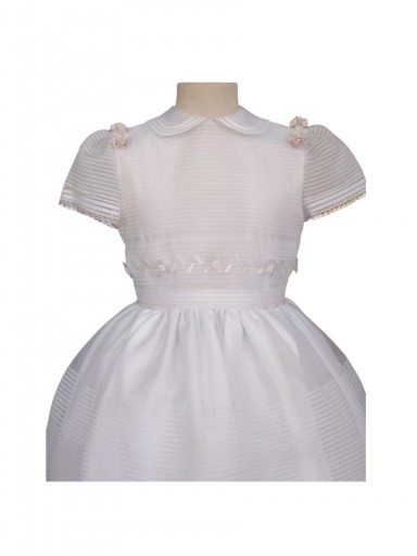 Vestido Comunión Niña Modelo Pricaris Blanco