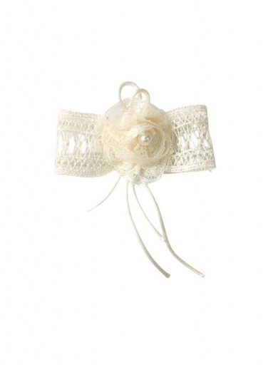 Comunión Prendido encaje Perla P0043 Beige